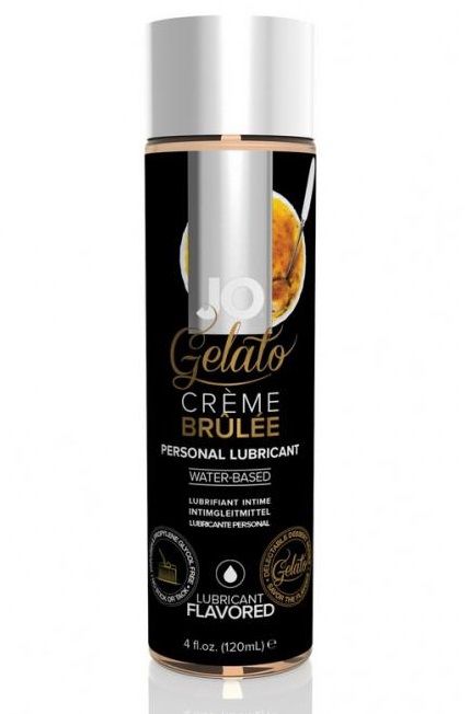 Лубрикант с ароматом крем-брюле JO GELATO CREME BRULEE - 120 мл. - System JO - купить с доставкой в Самаре