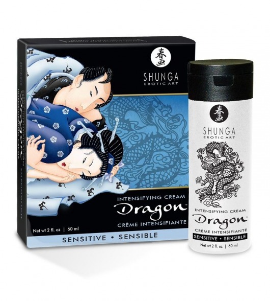 Интимный мужской крем SHUNGA DRAGON SENSITIVE - 60 мл. - Shunga - купить с доставкой в Самаре