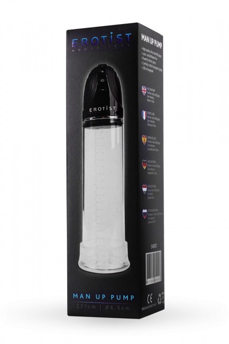 Автоматическая вакуумная помпа Man up pump - Erotist Adult Toys - в Самаре купить с доставкой