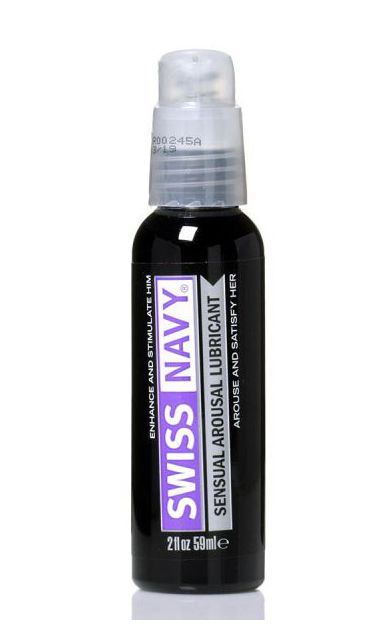 Возбуждающий гель-лубрикант на водной основе Sensual Arousal Lubricant - 59 мл. - Swiss navy - купить с доставкой в Самаре