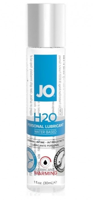 Возбуждающий лубрикант на водной основе JO Personal Lubricant H2O Warming - 30 мл. - System JO - купить с доставкой в Самаре