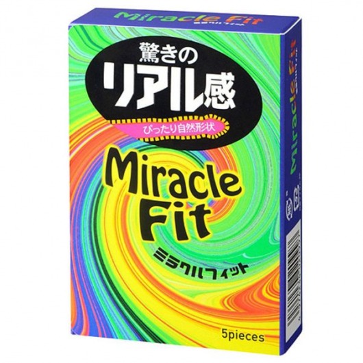 Презервативы Sagami Xtreme Miracle Fit - 5 шт. - Sagami - купить с доставкой в Самаре