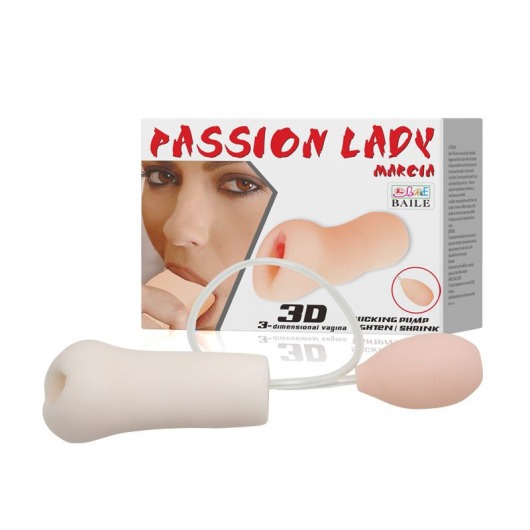Мастурбатор Passion Lady Marcia с грушей для имитации посасывания - Baile - в Самаре купить с доставкой