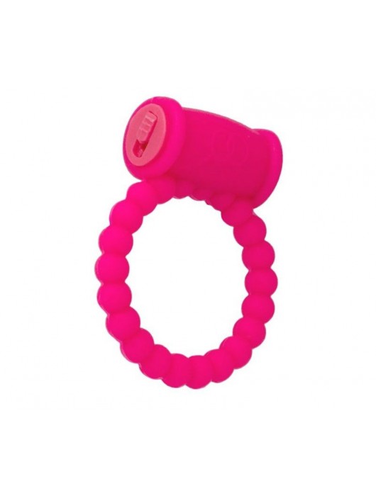 Розовое виброкольцо на пенис A-toys из силикона - A-toys - в Самаре купить с доставкой