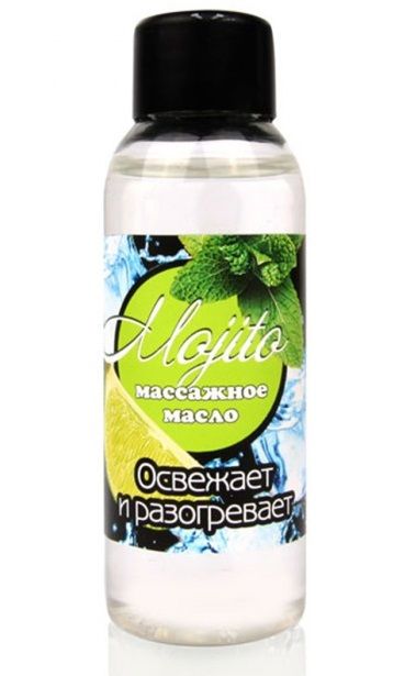 Массажное масло для тела Mojito с ароматом лайма - 50 мл. - Биоритм - купить с доставкой в Самаре