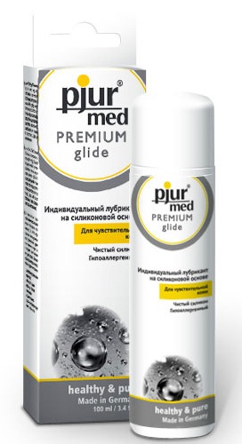 Гипоаллергенный силиконовый лубрикант pjur MED Premium glide - 100 мл. - Pjur - купить с доставкой в Самаре