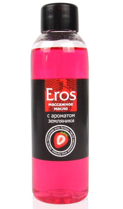 Массажное масло Eros fantasy с ароматом земляники - 75 мл. - Биоритм - купить с доставкой в Самаре
