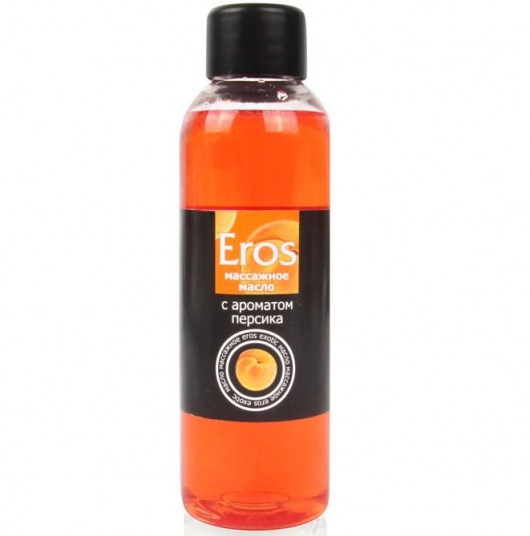 Массажное масло Eros exotic с ароматом персика - 75 мл. - Биоритм - купить с доставкой в Самаре