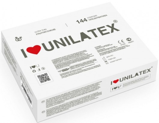 Ультратонкие презервативы Unilatex Ultra Thin - 144 шт. - Unilatex - купить с доставкой в Самаре