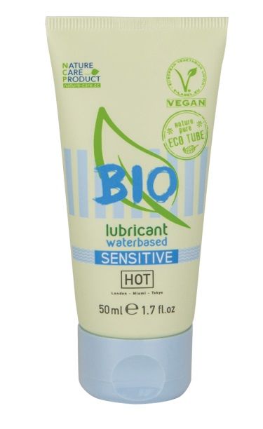 Органический лубрикант для чувствительной кожи Bio Sensitive - 50 мл. - HOT - купить с доставкой в Самаре