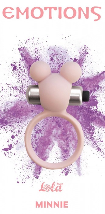 Розовое эрекционное виброколечко Emotions Minnie Light pink - Lola Games - в Самаре купить с доставкой
