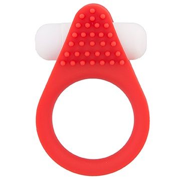 Красное эрекционное кольцо LIT-UP SILICONE STIMU RING 1 RED - Dream Toys - в Самаре купить с доставкой