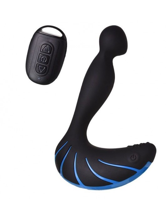 Чёрно-синий массажер простаты Erotist Third - Erotist Adult Toys - в Самаре купить с доставкой