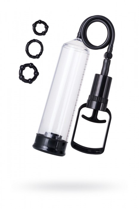 Вакуумная помпа A-toys с уплотнителем и эрекционными кольцами - A-toys - в Самаре купить с доставкой