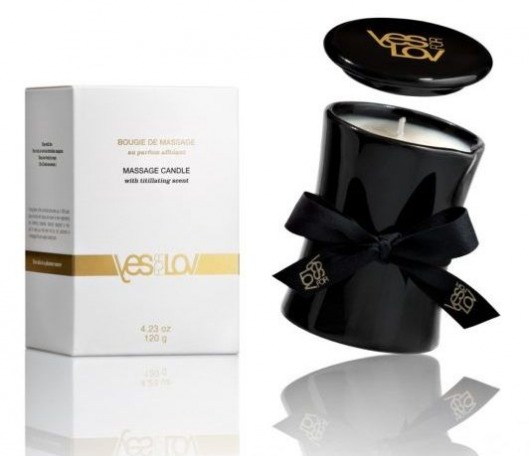 Массажная свеча Titillating Massage Candle - 120 мл. - YESforLOV - купить с доставкой в Самаре
