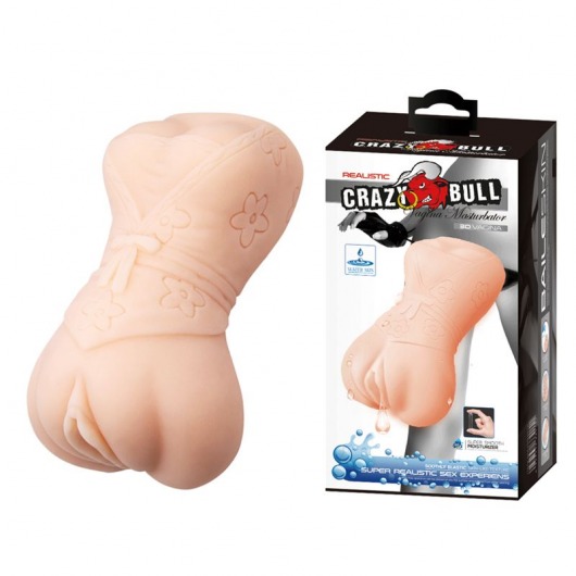 Мастурбатор-вагина с эффектом смазки в виде женской фигурки - Baile - в Самаре купить с доставкой