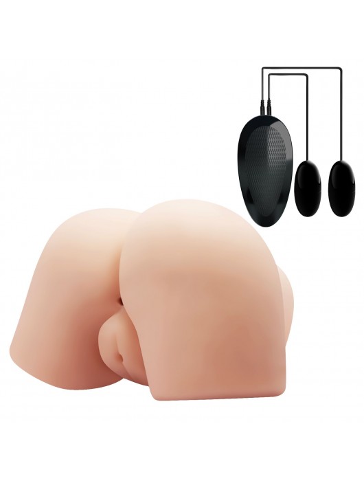 Вагина и попка с вибрацией CRAZY BULL - Baile - в Самаре купить с доставкой