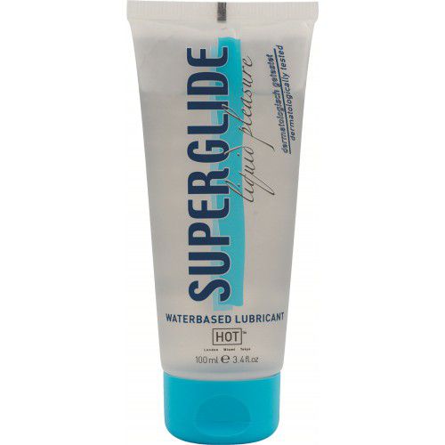 Интимная смазка на водной основе Superglide - 100 мл. - HOT - купить с доставкой в Самаре