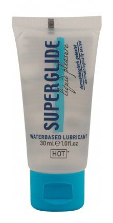 Гель-смазка на водной основе для чувствительной кожи Superglide - 30 мл. - HOT - купить с доставкой в Самаре
