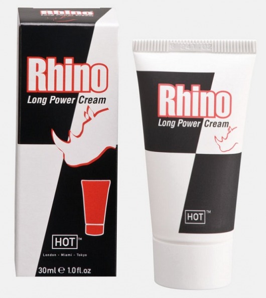 Крем-пролонгатор для мужчин Rhino - 30 мл. - HOT - купить с доставкой в Самаре