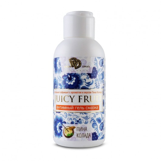 Интимный гель на водной основе JUICY FRUIT с ароматом пина колада - 100 мл. - БиоМед - купить с доставкой в Самаре