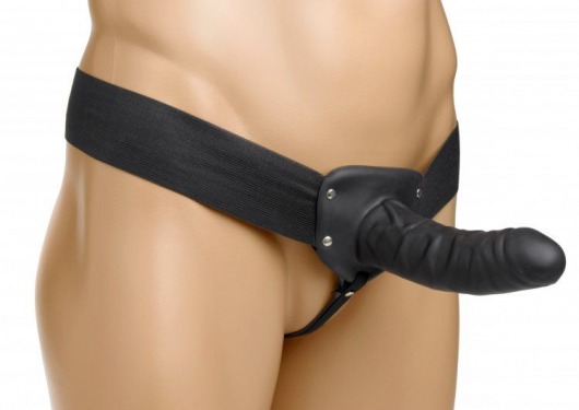 Полый страпон Erection Assist - 15,2 см. - XR Brands - купить с доставкой в Самаре