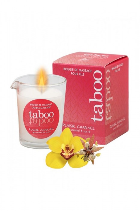 Массажное аромамасло с афродизиаками для женщин RUF Taboo Plaisir charnel - 60 гр. - RUF - купить с доставкой в Самаре