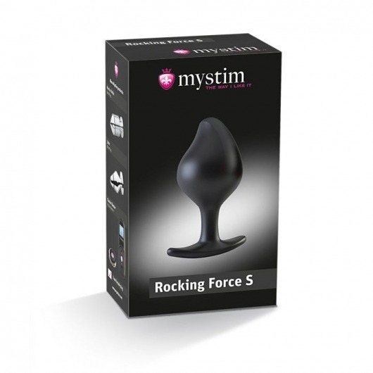 Анальная пробка Rocking Force S для электростимуляции - 9,5 см. - MyStim - купить с доставкой в Самаре