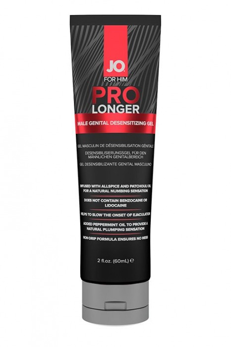 Гель-пролонгатор умеренного действия для мужчин JO Prolonger Gel – 60 мл. - System JO - купить с доставкой в Самаре