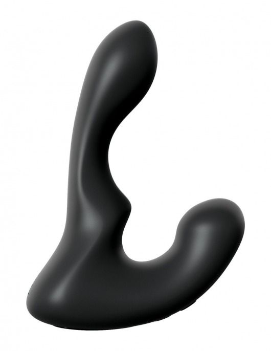 Черный анальный вибростимулятор P-Spot Milker - 14 см. - Pipedream - в Самаре купить с доставкой