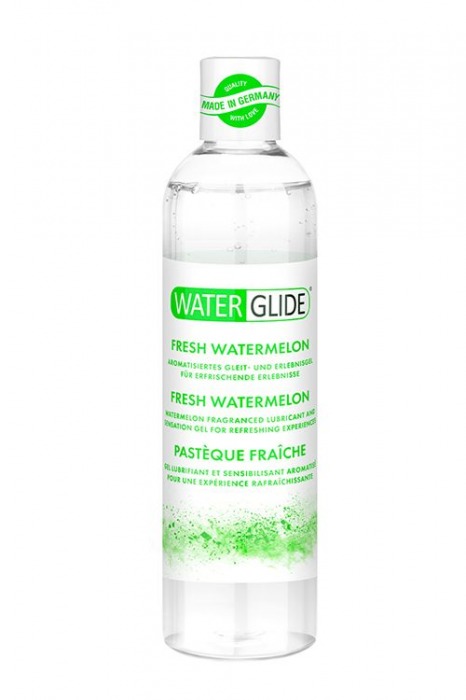 Лубрикант на водной основе с ароматом арбуза WATERGLIDE FRESH WATERMELON - 300 мл. - Waterglide - купить с доставкой в Самаре