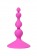 Розовая силиконовая анальная пробка Loverty - 8 см. - ToyFa в Самаре Розовая силиконовая анальная пробка Loverty - 8 см. - ToyFa