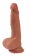 Телесный реалистичный фаллоимитатор REAL с трусиками для страпона - 19,5 см. - Real купить в Самаре с доставкой в Orgasmix.ru Телесный реалистичный фаллоимитатор REAL с трусиками для страпона - 19,5 см. - Real - купить с доставкой в Самаре