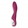 Малиновый вибромассажер для стимуляции G-точки Heated Thrill - 20,6 см. - Satisfyer купить в Самаре с доставкой в Orgasmix.ru Малиновый вибромассажер для стимуляции G-точки Heated Thrill - 20,6 см. - Satisfyer