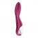 Малиновый вибромассажер для стимуляции G-точки Heated Thrill - 20,6 см. - Satisfyer купить в Самаре с доставкой в Orgasmix.ru Малиновый вибромассажер для стимуляции G-точки Heated Thrill - 20,6 см. - Satisfyer