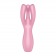 Розовый клиторальный вибромассажер Threesome 3 - Satisfyer