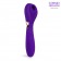 Фиолетовый вакуумный стимулятор с вибрацией - 18,4 см. - Cosmo
