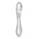 Прозрачный двусторонний стеклянный фаллоимитатор Dazzling Crystal 1 - 18,5 см. - Satisfyer купить с доставкой в интернет-магазине Orgasmix в Самаре Прозрачный двусторонний стеклянный фаллоимитатор Dazzling Crystal 1 - 18,5 см. - Satisfyer
