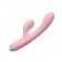 Розовый силиконовый вибратор-кролик - 20,4 см. - Secwell